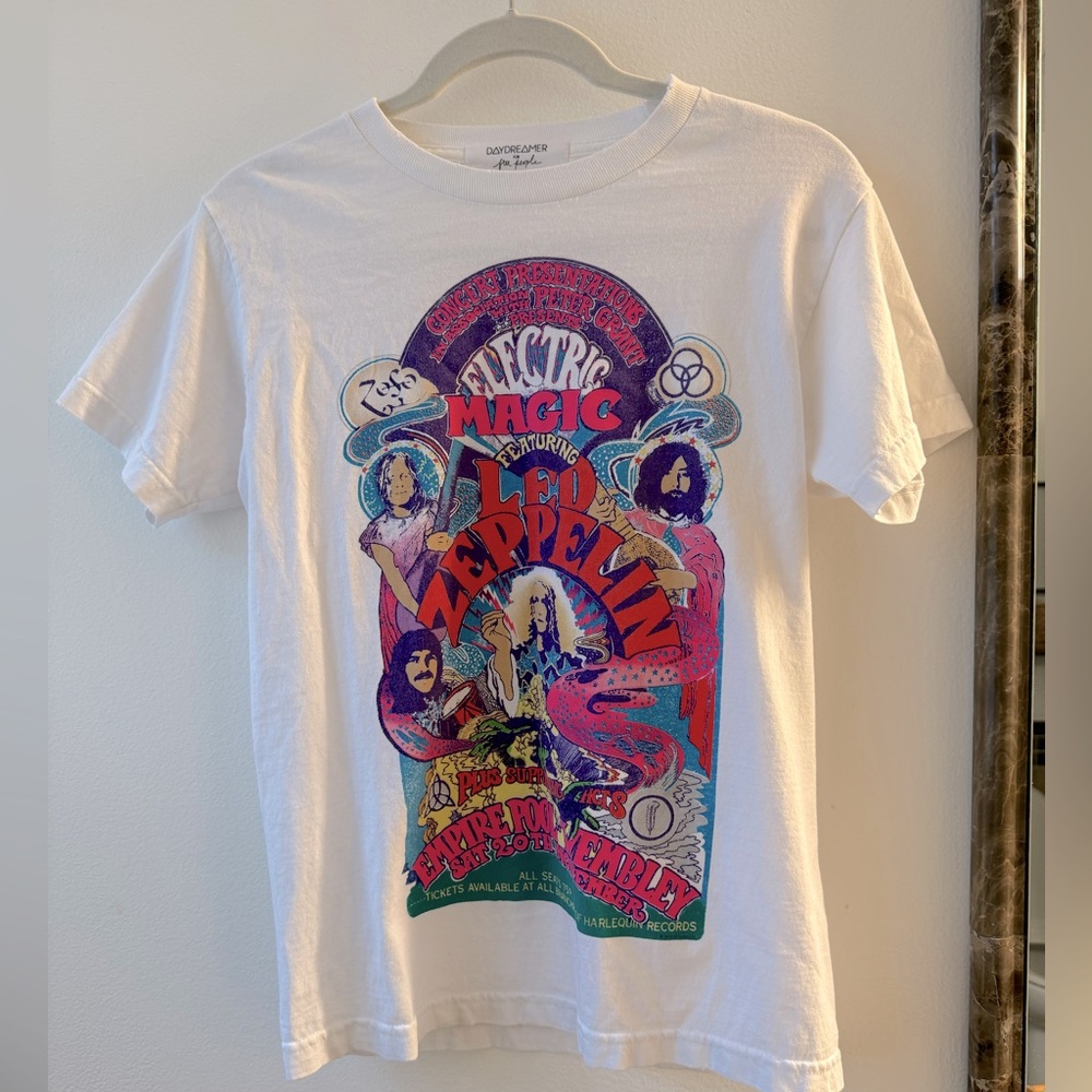DAYDREAMER Led Zeppelin Electric Magic Shrunken Tee S (revolve)